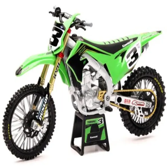 Kawasaki KX 450 #3 Eli Tomac Green 1/12 Diecast Motorcycle Model by New Ray image {1}