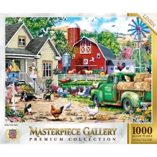 MasterPieces 1000 Piece Jigsaw Puzzle - Holly Tree Farm - 26.8"x19.3" image {1}