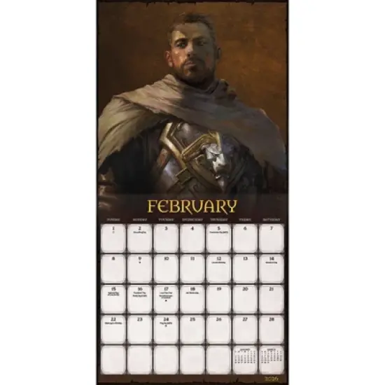 Trends International 2026 World of Warcraft 12"x12" Wall Calendar image {2}