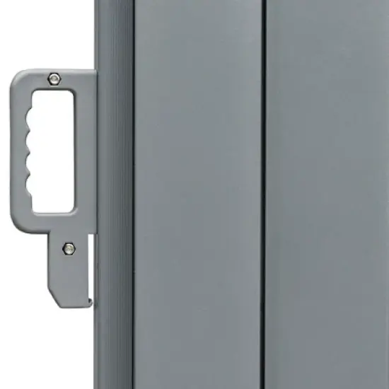 Outsunny 20' Double Retractable Patio Side Awning Garden Sun Shade with UV-Fighting Screen, Auto Pull-Back Function, & Steel Frame image {7}