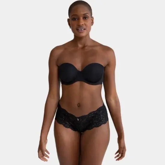 Smart&Sexy Womens Full Support Light Lined Strapless Bra image {3}