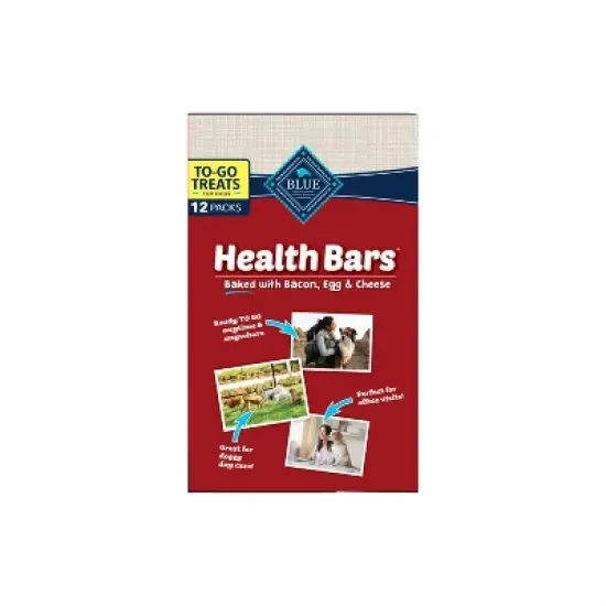 Blue Buffalo Health Bar with Bacon To Go Dog Treat - 12ct image {2}