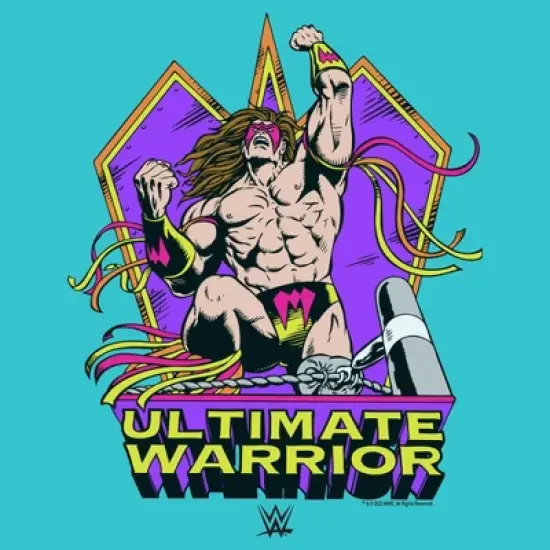 Girl's WWE Ultimate Warrior Comic T-Shirt image {1}