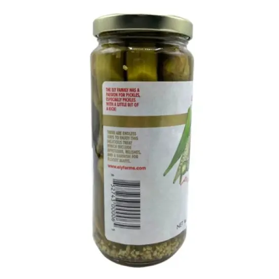 Ely Farms 12 oz Pickled Okra - Pack of 3 image {6}