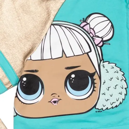 L.O.L. Surprise! Snow Angel French Terry Zip Up Hoodie Toddler to Big Kid image {2}