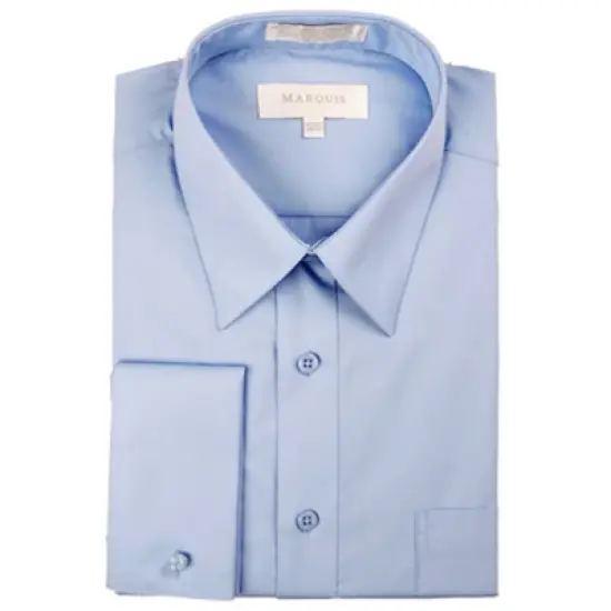 Marquis Men's Regular Fit French Cuff Dress Shirt - Cufflinks Included image {3}