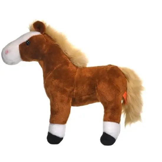 Wild Republic Cuddlekins Standing Brown Horse Stuffed Animal, 12 Inches image {2}