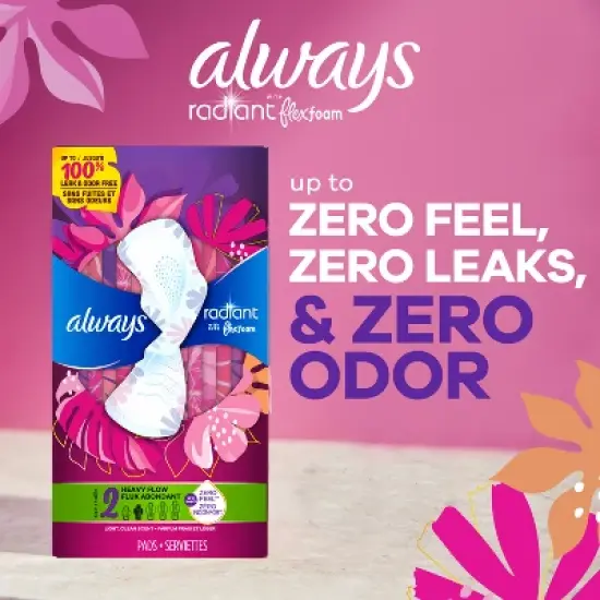 Always Infinity Overnight Sanitary Pads with Wings image {11}