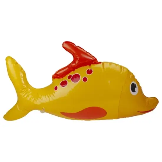 Pool Central Dorado Fish Children's Inflatable Swimming Pool Kickboard - 34.5" - Yellow image {4}