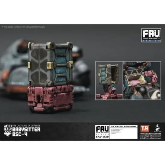 FAV-A39 Babysitter BSC-4 1:18 Scale | Acid Rain FAV Action figures image {3}