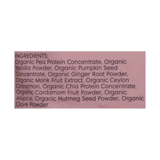 Truvani Organic Vanilla Chai Plant Protein - 21.59 oz image {1}