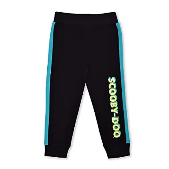 Warner Bros Boy's Scooby Doo 3 Piece Coordinates, T-Shirt, Hooded Jacket, and Jog Pants Set for toddler image {1}