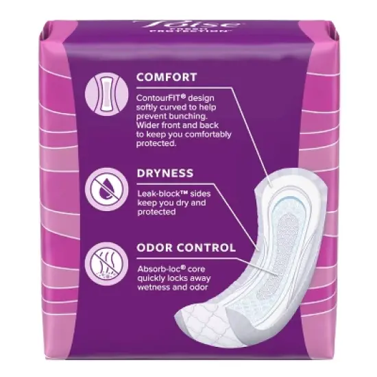 Poise Incontinence Pads & Postpartum Incontinence Pads  - 7 Drop - Ultra Absorbency - Long - 39ct image {1}