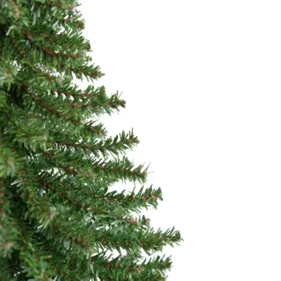 Northlight 1.5 FT Potted Downswept Mini Village Pine Medium Artificial Christmas Tree, Unlit image {2}