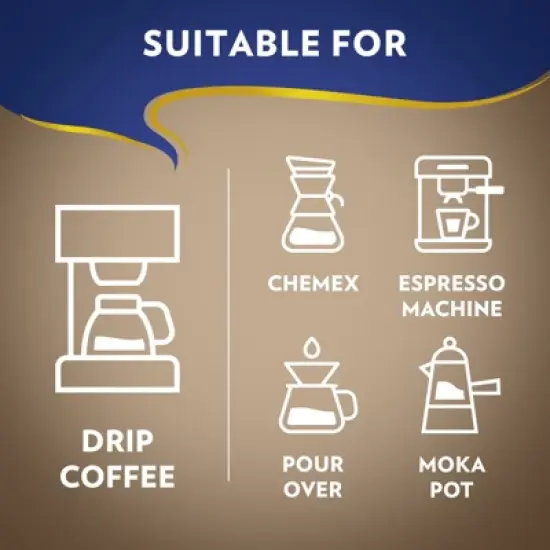 Lavazza Super Crema Ground Coffee, Medium Roast, 32 oz Bag image {3}