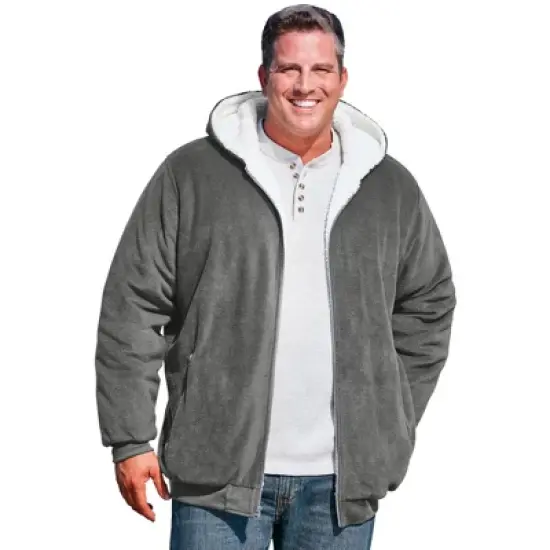 KingSize Men's Big & Tall Explorer Plush Fleece Hoodie image {1}