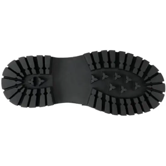 GC Shoes Vita Patent Buckle Lug Sole Platform Loafers image {4}