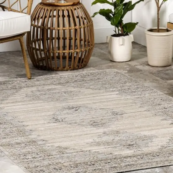 nuLOOM Deena Vintage Machine Washable Indoor/Outdoor Area Rug image {8}