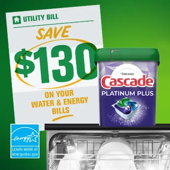 Cascade Fresh Platinum Plus Action Pacs Dishwasher Detergents image {8}