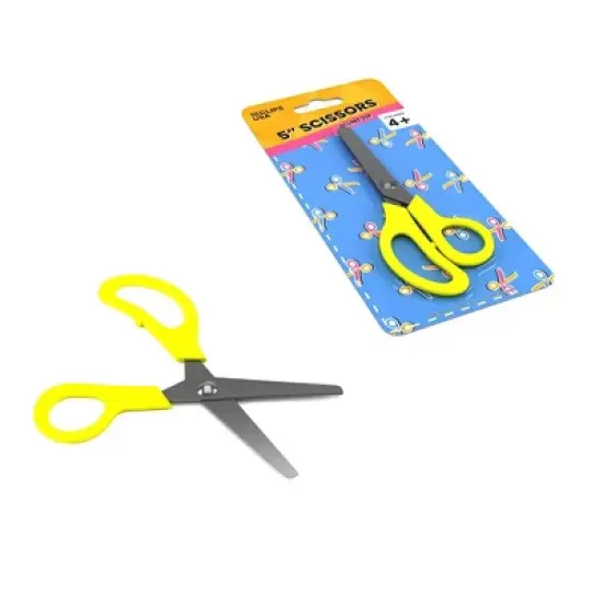 Kids Scissors - Safe For School, 5 Inches, Blunt Tip (48 Packs) image {1}