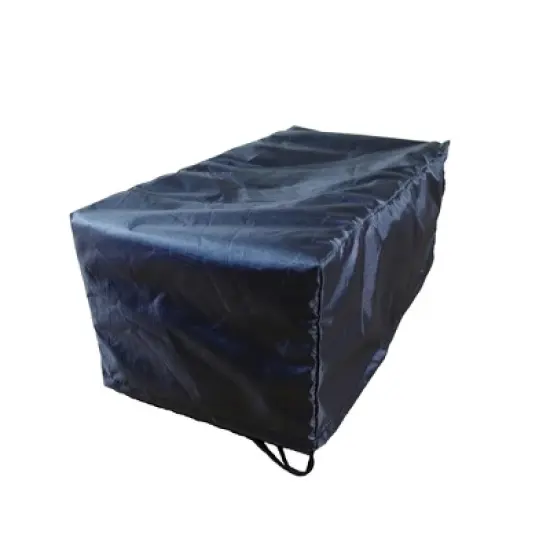 Gold 2-Layer Polyester Fabric Outdoor Coffee Table Cover Charcoal Gray by Shield image {4}