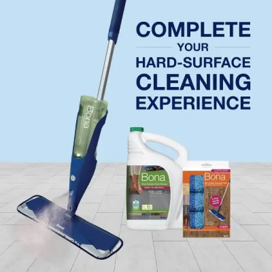 Bona Cleaning Products Multi-Surface Cleaner Spray + Mop All Purpose Floor Cleaner - Unscented image {5}
