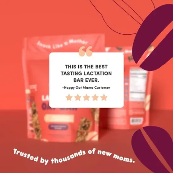 Oat Mama Lactation Bars - Chocolate Almond Coconut - 6.35oz/5ct image {5}