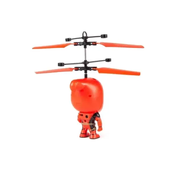 World Tech Toys Marvel Deadpool 3.5" Flying Figure IR Helicopter image {1}