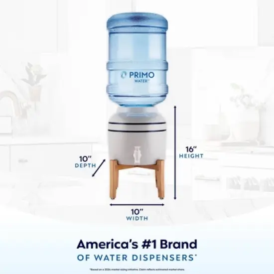Primo Water Countertop Water Dispenser: White Beverage Server for Cold Drinks, Dishwasher-Safe, 1-Year Warranty image {3}