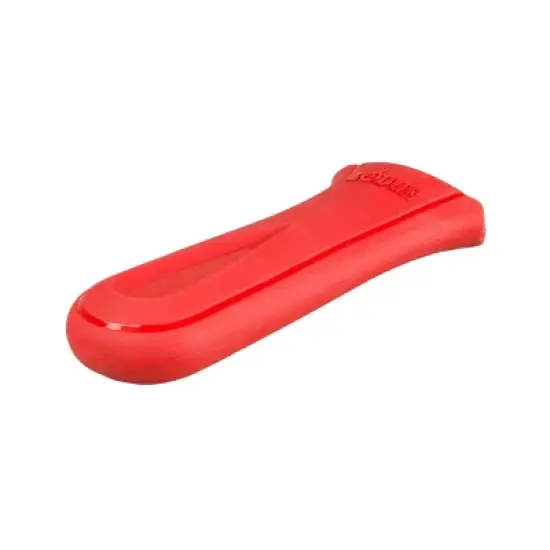 Lodge Deluxe Hot Handle Holder Red: Silicone Pan Handle Cover for Cast Iron Cookware, Dishwasher-Safe image {1}