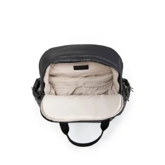 7am Enfant Diaper Bag Backpack with Portable Changing Pad - Water Resistant Shell - Black image {9}