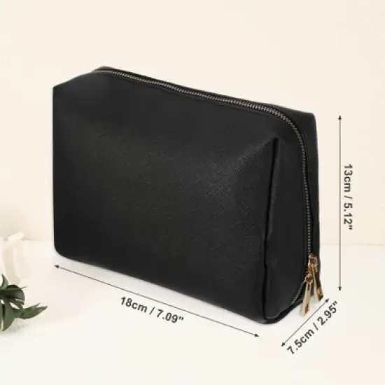 Unique Bargains Waterproof Portable Travel Cosmetic Bag 1 Pc image {3}