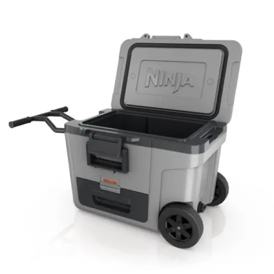 Ninja Outdoor FrostVault 45qt Wheeled Cooler with Cold Dry Zone - Slate Gray: Rolling Coolers image {9}
