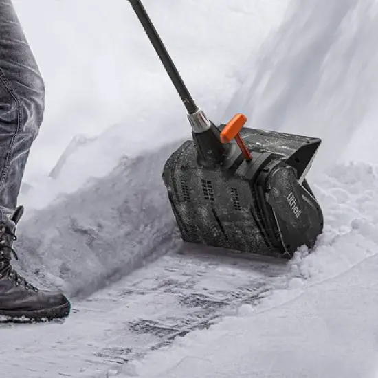 Litheli 40V 4Amp U20 Brushless Electric Cordless Snow Shoevel Battery Powered Snow Blower With Battery: Rechargeable, No Assembly Required image {12}