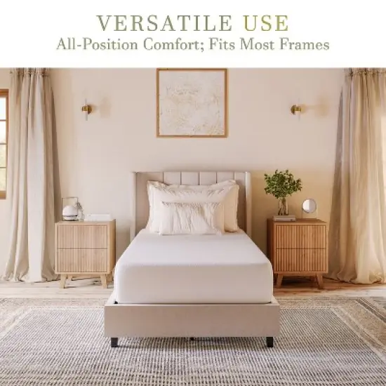 Merrick Lane Memory Foam Mattress in a Box with 4 Layers, Green Tea-Infused Foam, Air Circulation Foam, Cooling Gel, CertiPUR-US Certified Foam image {1}