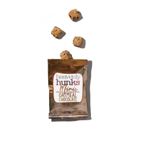 Heavenly Hunks Oatmeal Chocolate Chip Mini Cookie Bites Snack Pack - 14.4oz/12ct image {3}