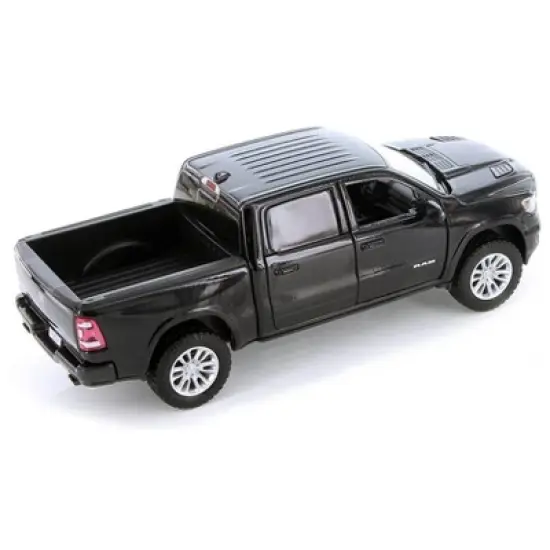 2019 RAM 1500 Laramie Crew Cab Pickup Truck Black 1/24 Diecast Model Car by Motormax image {2}