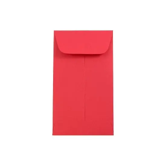 JAM Paper #5.5 Coin Business Colored Envelopes 3.125 x 5.5 Red Recycled 356730551 image {2}
