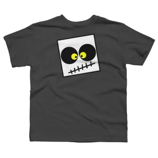 Boy's Design By Humans Square Skull By LonaMisa T-Shirt image {3}