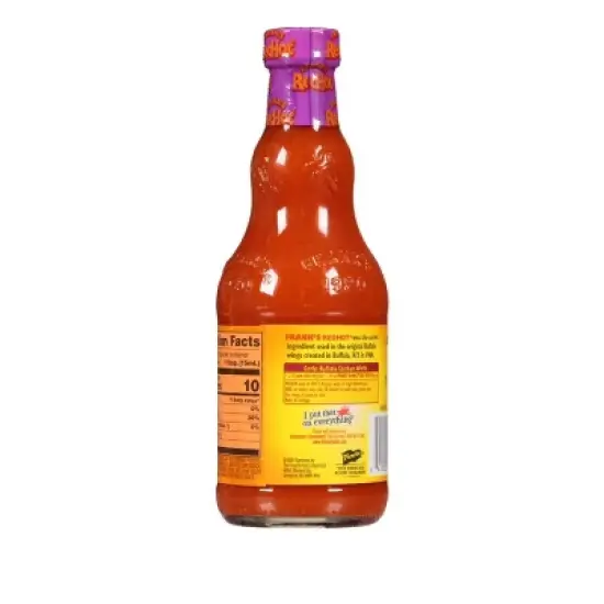 Frank's RedHot Garlic Buffalo Wings Hot Sauce, 12 fl oz (Pack of 4) image {2}