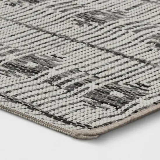 Retro Repeat Outdoor Rug Black - Project 62&trade; image {2}