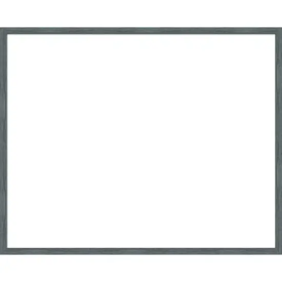 Amanti Art Dixie Blue Grey Rustic Narrow Framed Dry Erase Magnetic Board image {15}