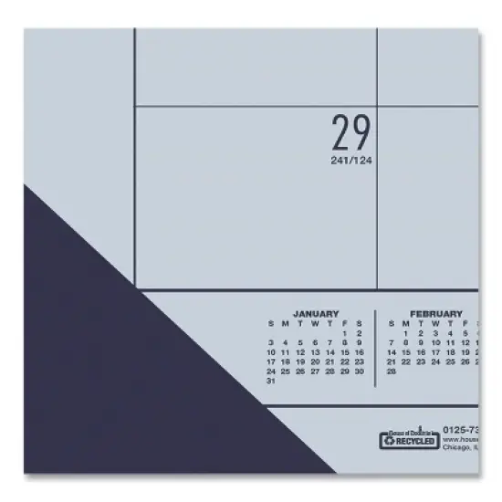 EcoTones Recycled Monthly Desk Pad Calendar, 22 x 17, Sunset Orchid Sheets, Cordovan Corners, 12-Month (Jan to Dec): 2026 image {3}