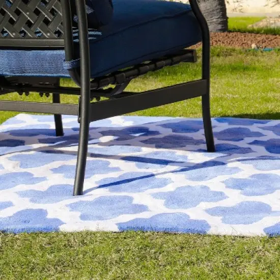 2pc Steel Outdoor Patio Accent Chairs - Lokatse
 image {15}