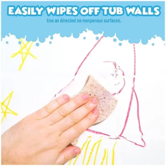 Tub Works Smooth Jumbo Bath Crayons Bath Toy, 7 Pack image {5}