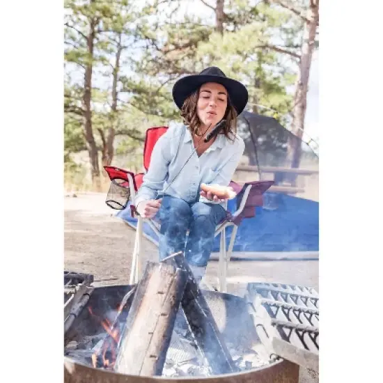 Sierra Designs Oversized Folding Chair - Red image {1}