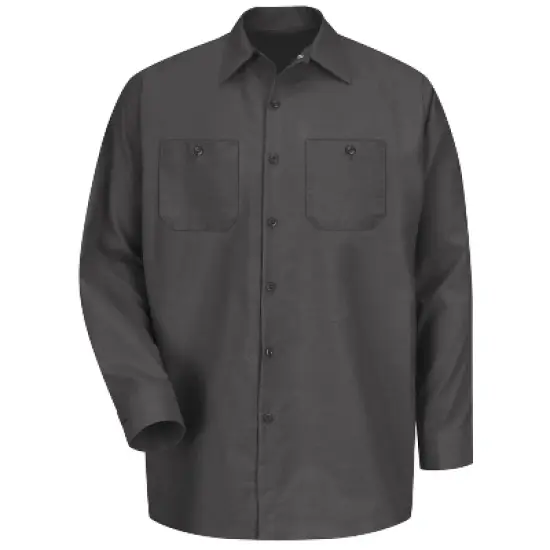 Red Kap&reg; Men's Long Sleeve Industrial Work Shirt image {6}