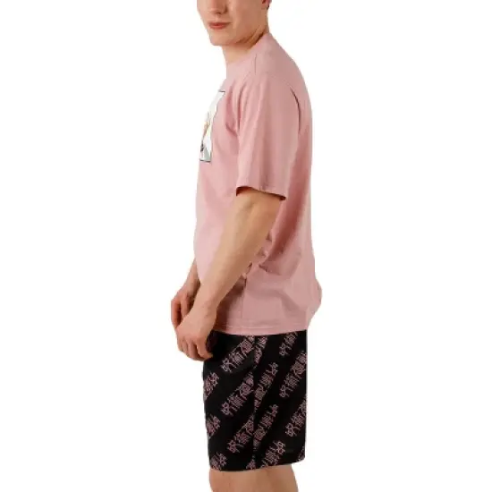 Jujutsu Kaisen Yuji Itadori Men's Crew Neck Short Sleeve Tee & Lounge Shorts Combo Set image {1}