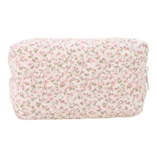 Unique Bargains Women Portable Little Flower Pattern Makeup Bag 1 Pc image {6}