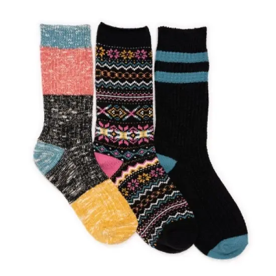 MUK LUKS Women's 3 Pack Boot Socks image {6}